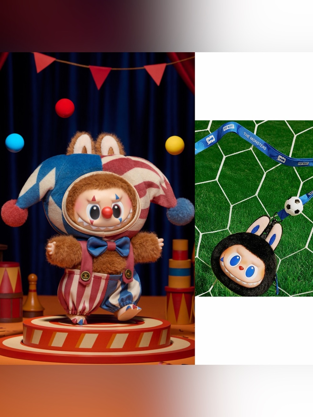 Bundle Sale POP MART Why So Serious Juggling Clown Vinyl Plush Pendant